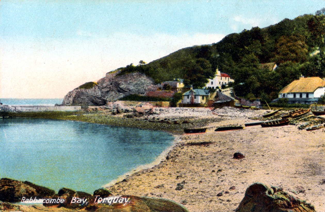 Babbacombe bay, Torquay, Devon, 20. århundrede af Francis Frith