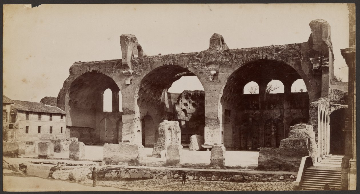 Konstantin-basilikaen af Francis Frith