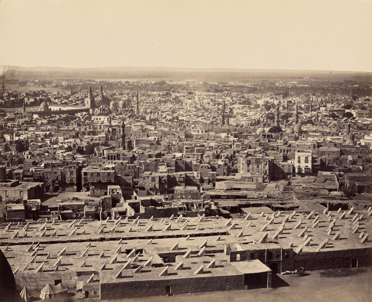 Kairo fra citadellet. Andet vue af Francis Frith