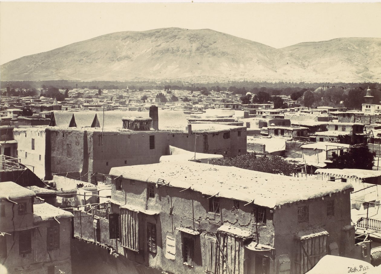 Damaskus, 1857. af Francis Frith