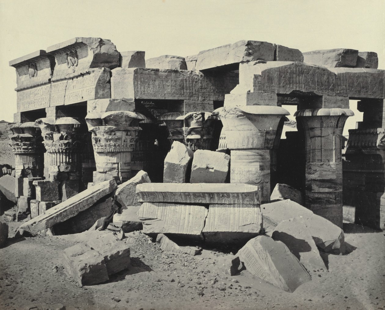 Kom Ombo af Francis Frith