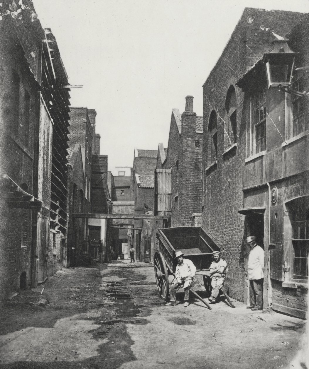 Lower Fore Street, Lambeth, ca. 1860 af Francis Frith