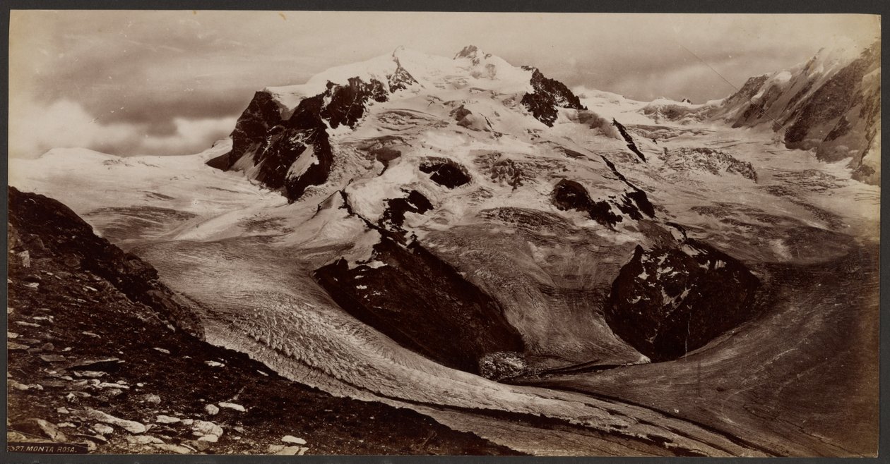 Monte Rosa af Francis Frith