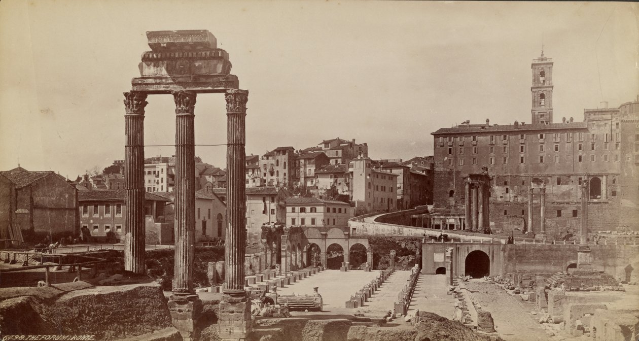 Forum Romanum, Rom af Francis Frith