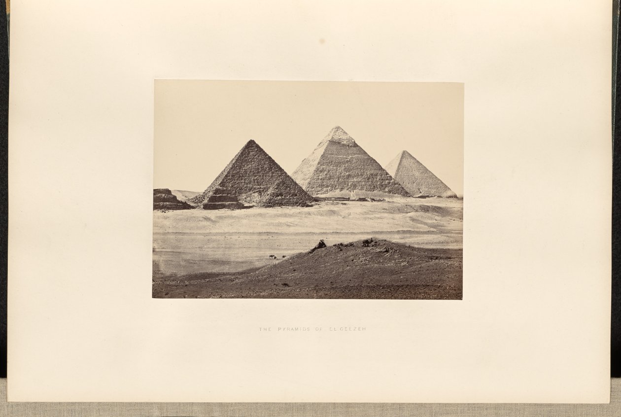 Pyramiderne i El-Geezeh af Francis Frith
