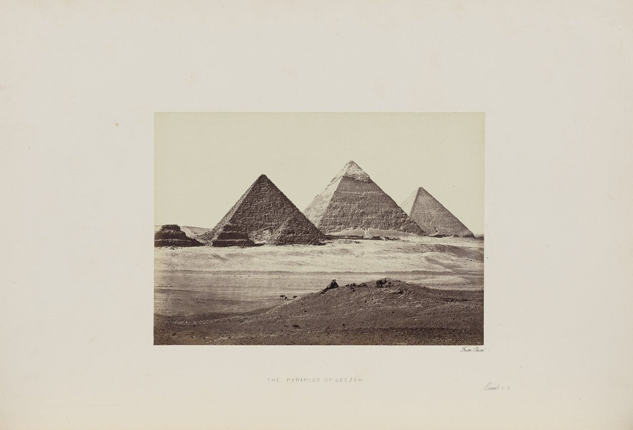 Pyramiderne i Giza af Francis Frith
