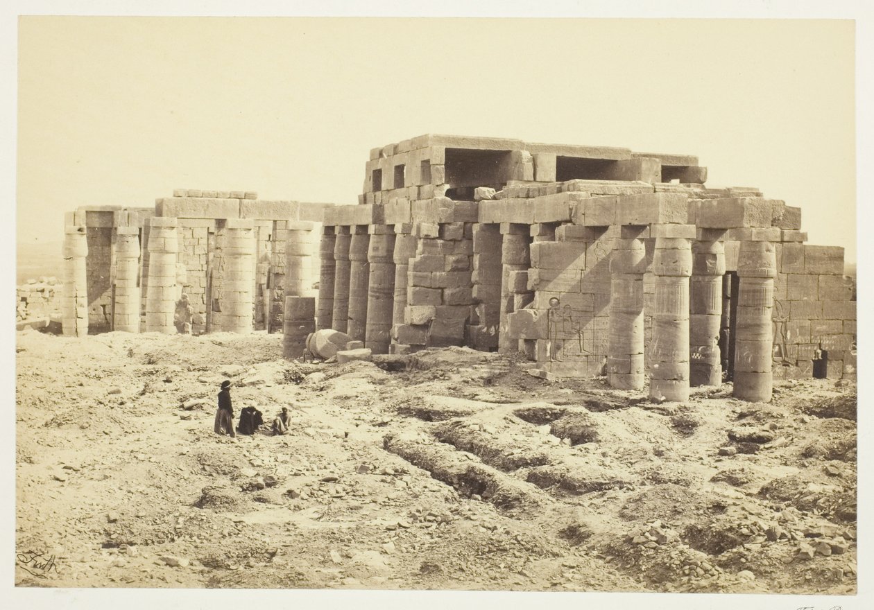 Rameseum af Francis Frith