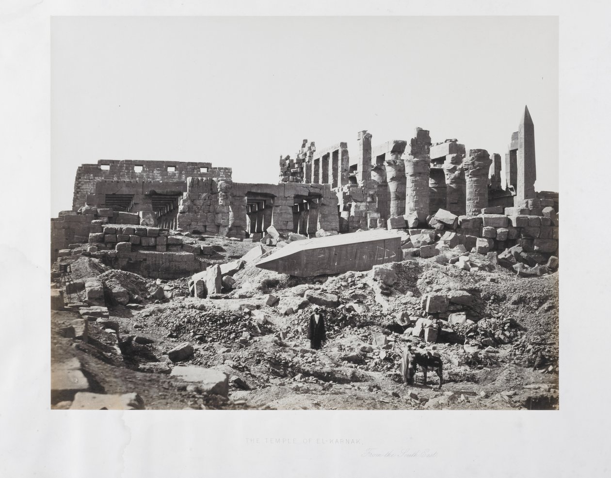 El-Karnak-templet, fra sydøst af Francis Frith