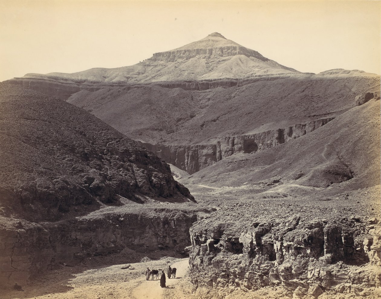 Kongernes Dal, Theben, ca. 1857, trykt 1870