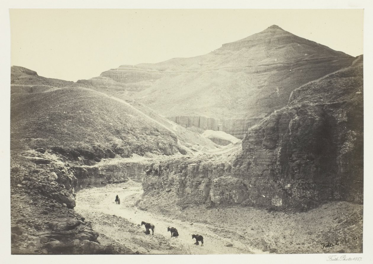 Kongernes Gravdal, Theben af Francis Frith
