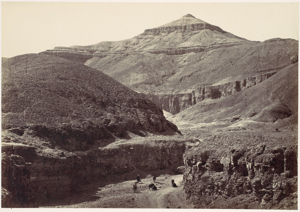 Kongernes gravdal, Theben af Francis Frith