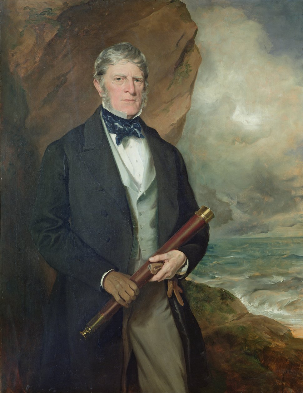 Portræt af admiral Meynell (olie på lærred) af Francis Grant