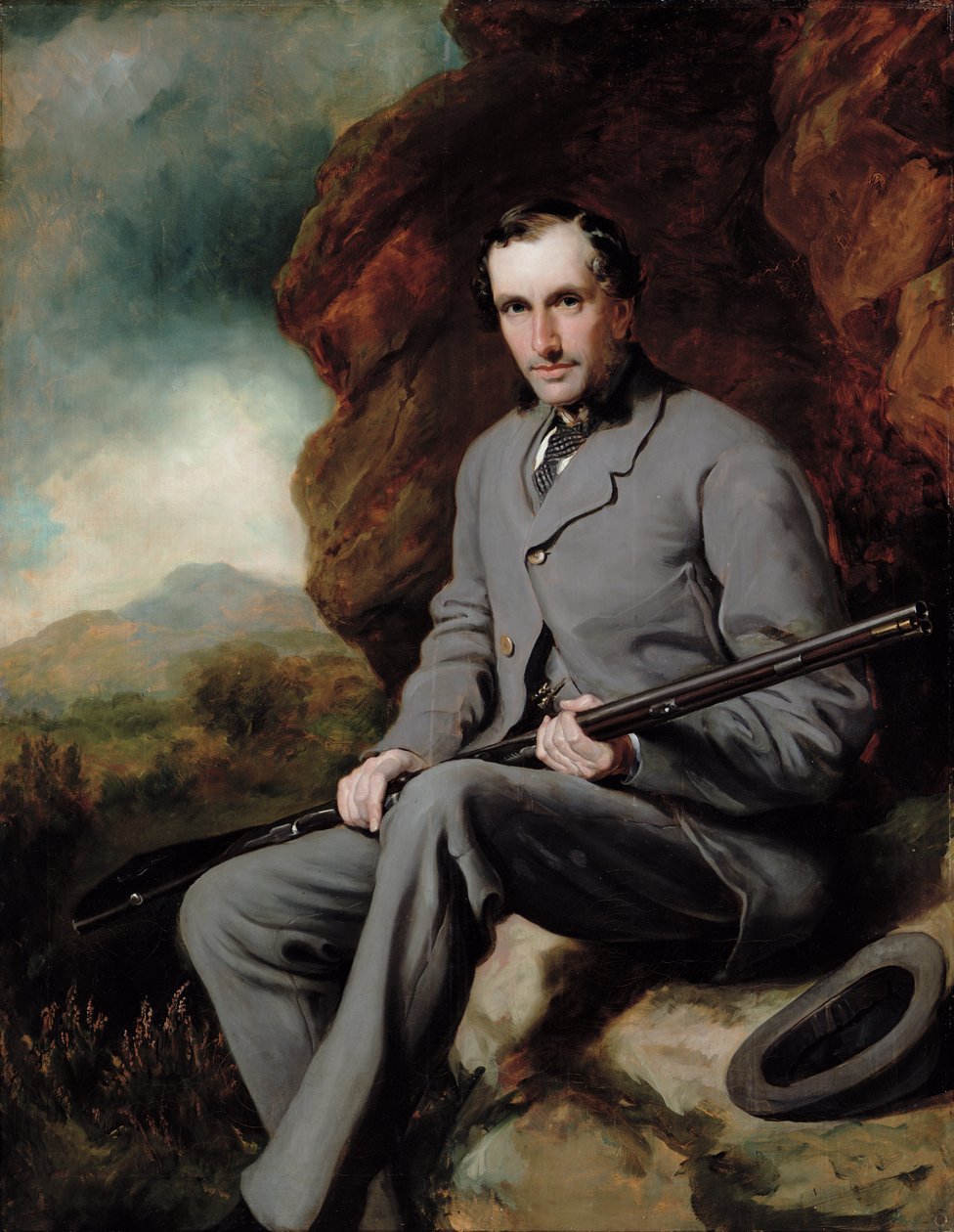 Portræt af Hugo Francis Meynell Ingram (olie på lærred) af Francis Grant