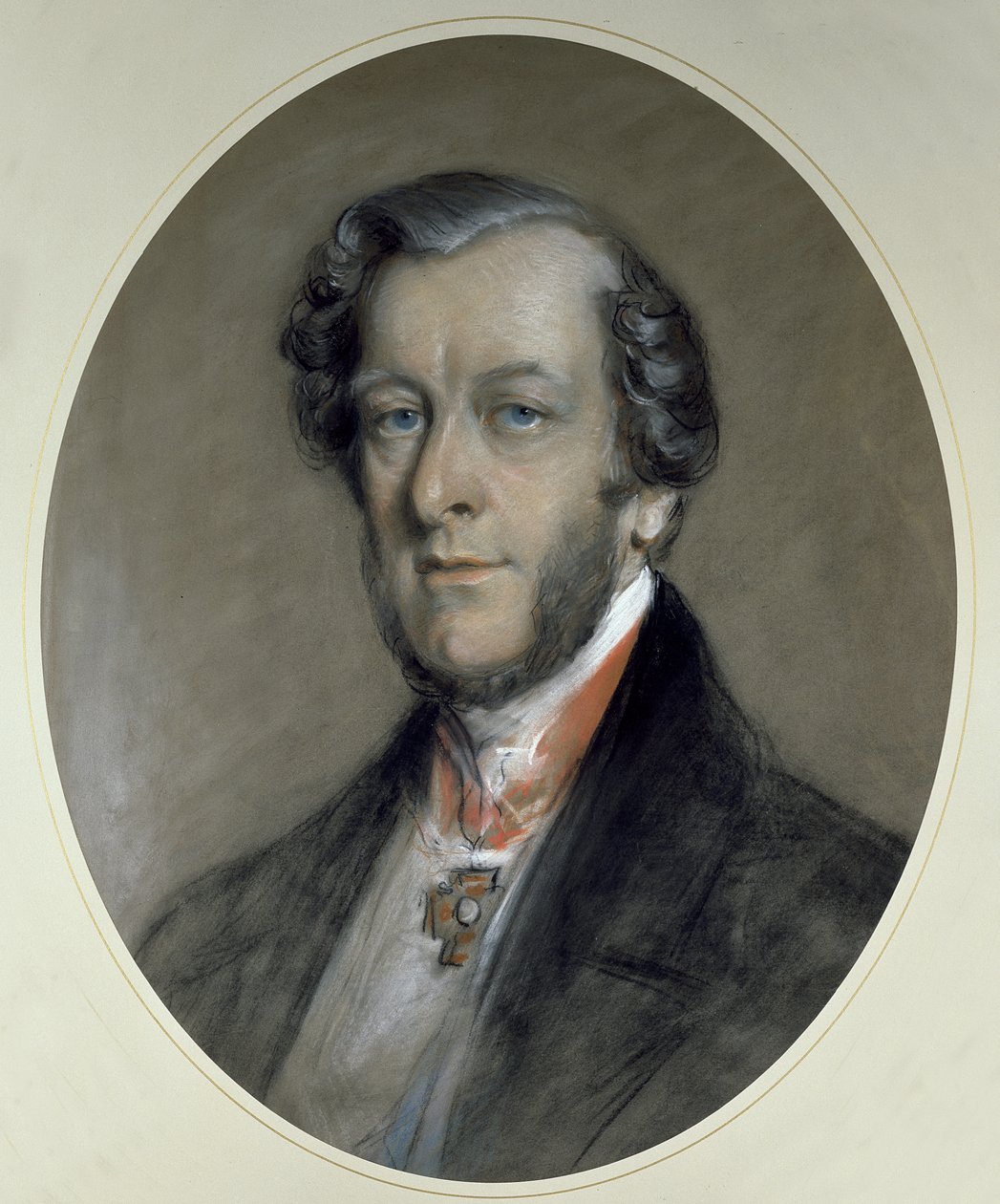 William Cavendish, 6. hertug af Devonshire (pastel på papir) af Francis Grant