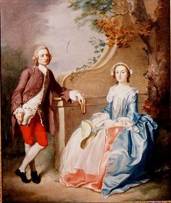 En dame og gentleman: samtalestykke af Francis Hayman