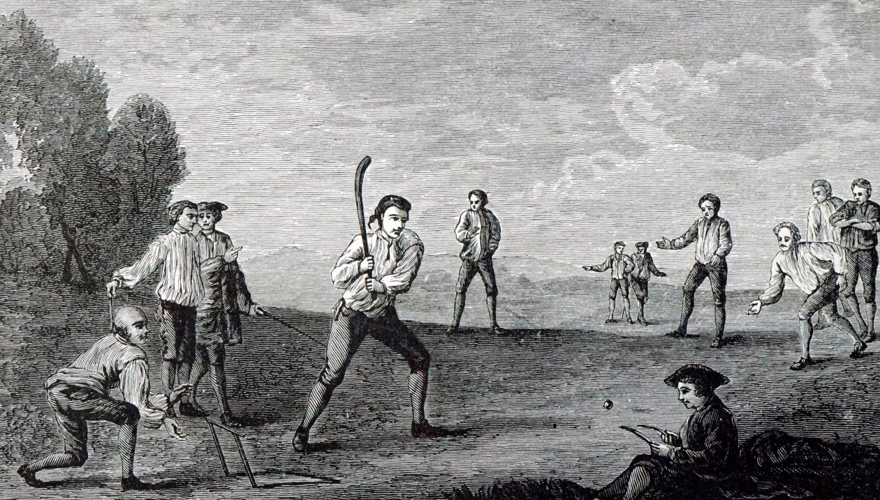 Cricket, efter maleri af Francis Hayman (1708-1776). af Francis Hayman
