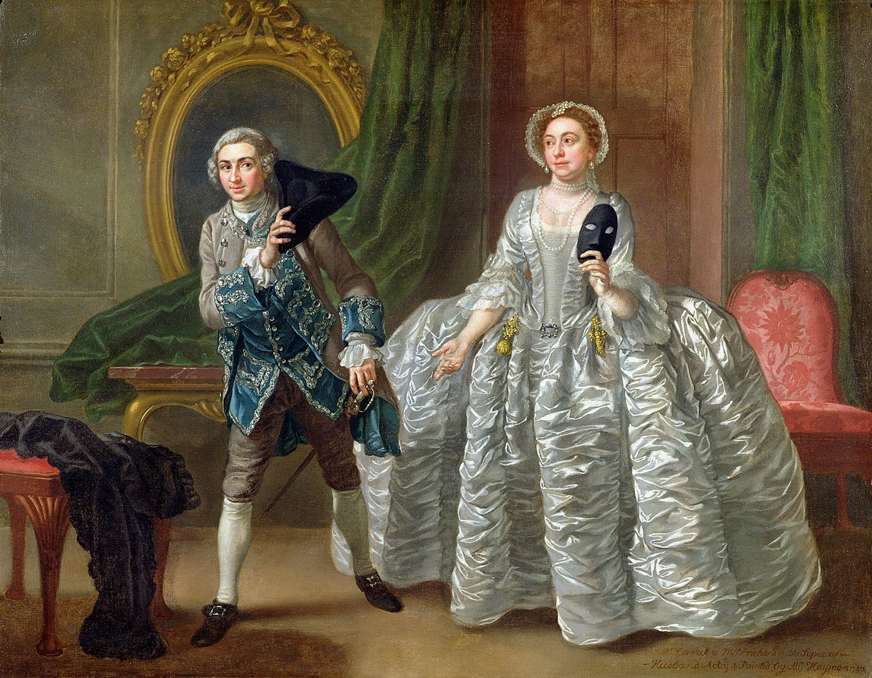 David Garrick og fru Pritchard i 
