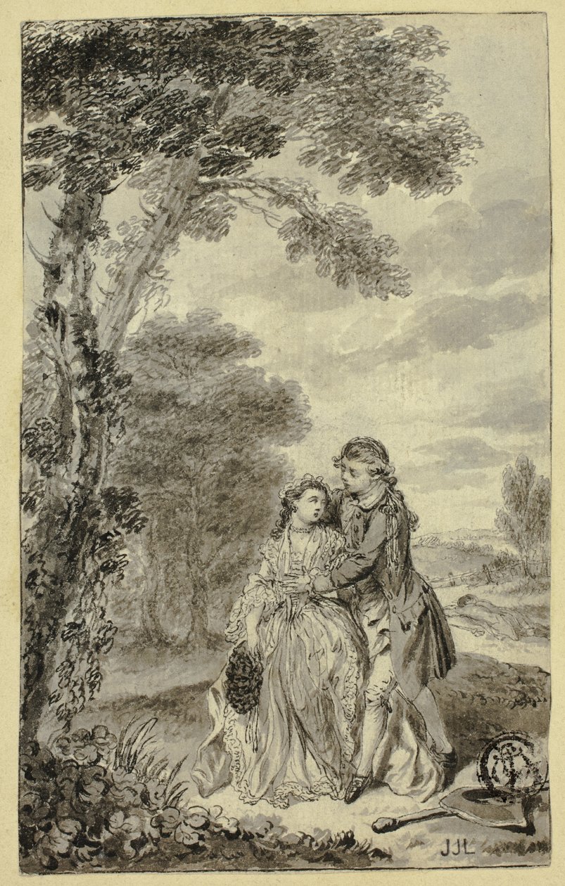Illustration til Roderick Random, af Tobias Smollett af Francis Hayman