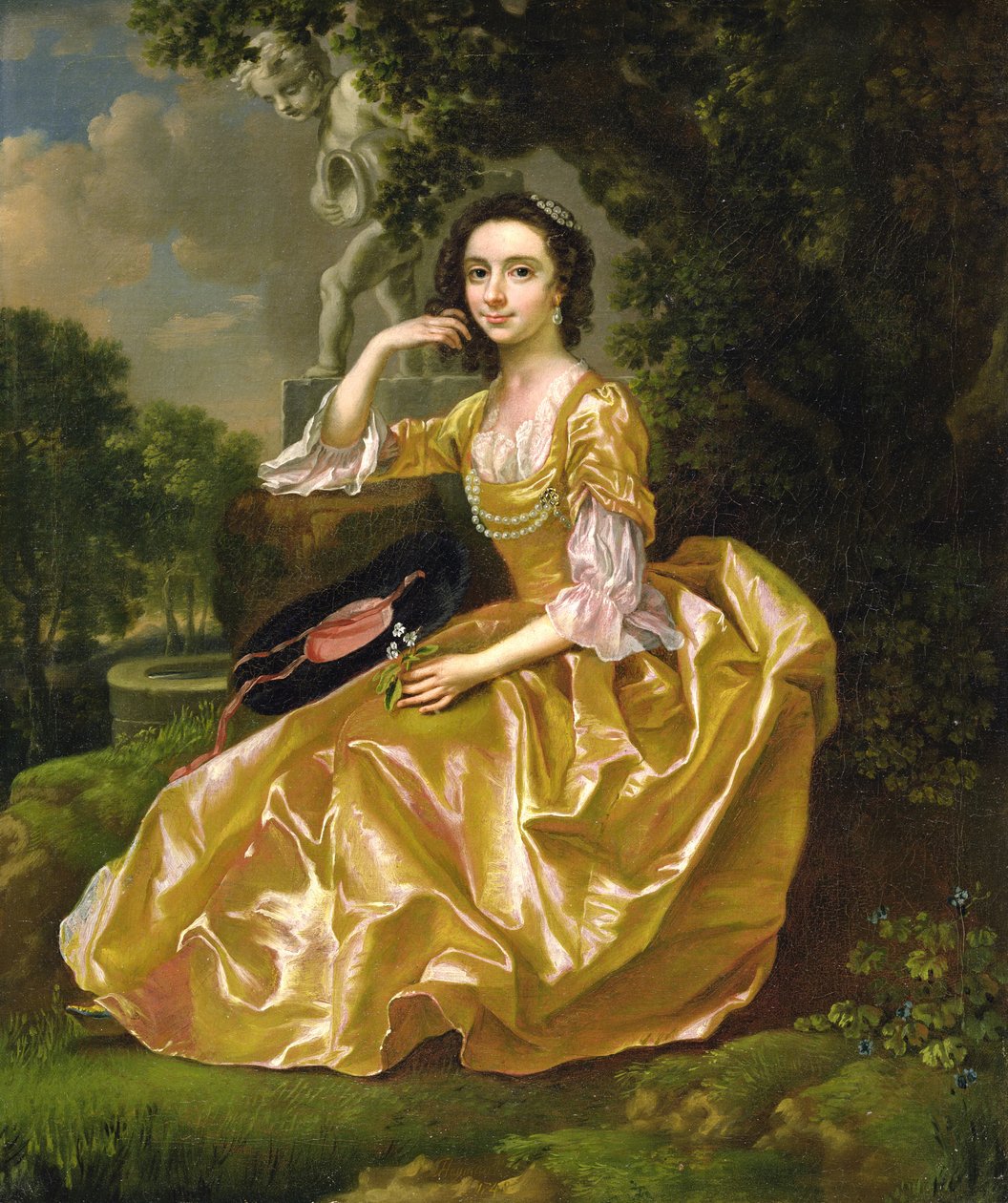 Fru Mary Chauncey, 1748 af Francis Hayman