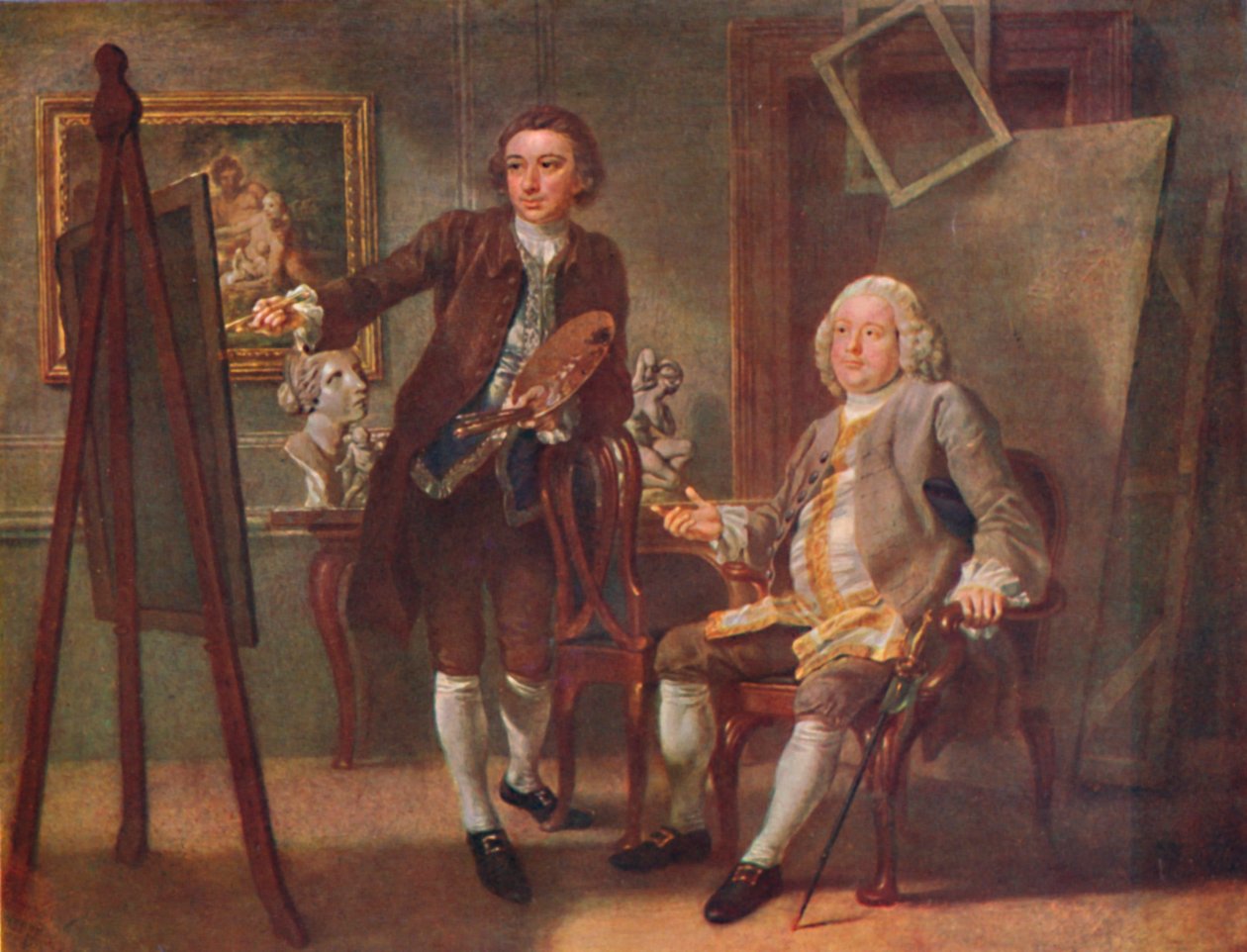 Robert Walpole, første jarl af Orford, K.G., i Studio of Francis Hayman, R.A., c1748-1750, 19 af Francis Hayman
