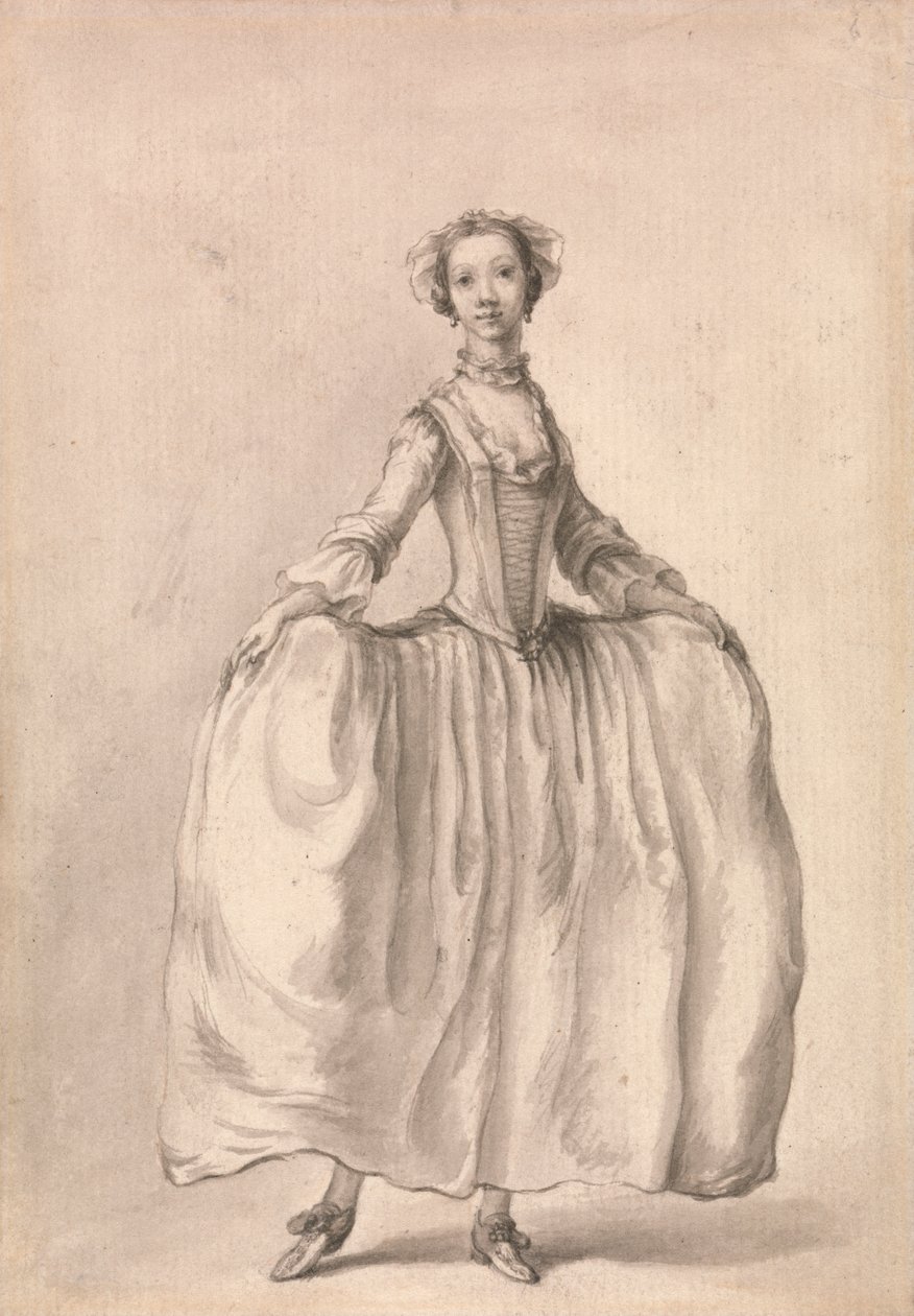 Stående Figur af en Dame af Francis Hayman
