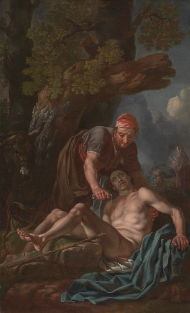 Den barmhjertige samaritaner af Francis Hayman