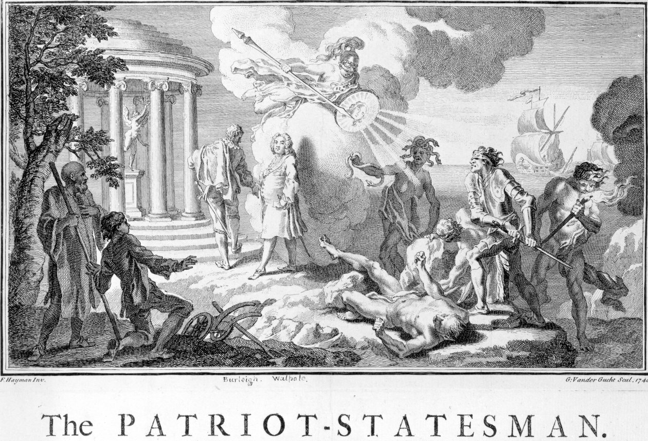 The Patriot Statesman, 1740 af Francis Hayman
