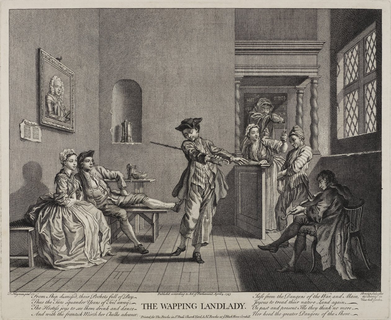 Wapping Landlady, 1743 af Francis Hayman