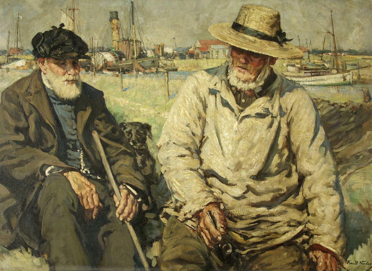 Tales of the Sea (olie på lærred) af Francis Henry Newbery