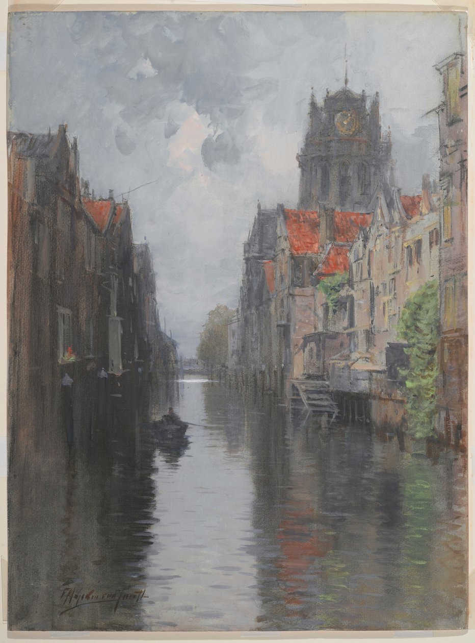 Behind the Groote Kirk, Dordrecht, ca. 1880