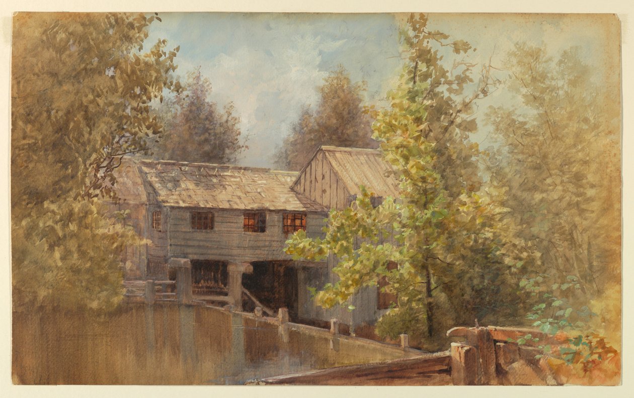 Gamle Grist Mølle af Francis Hopkinson Smith