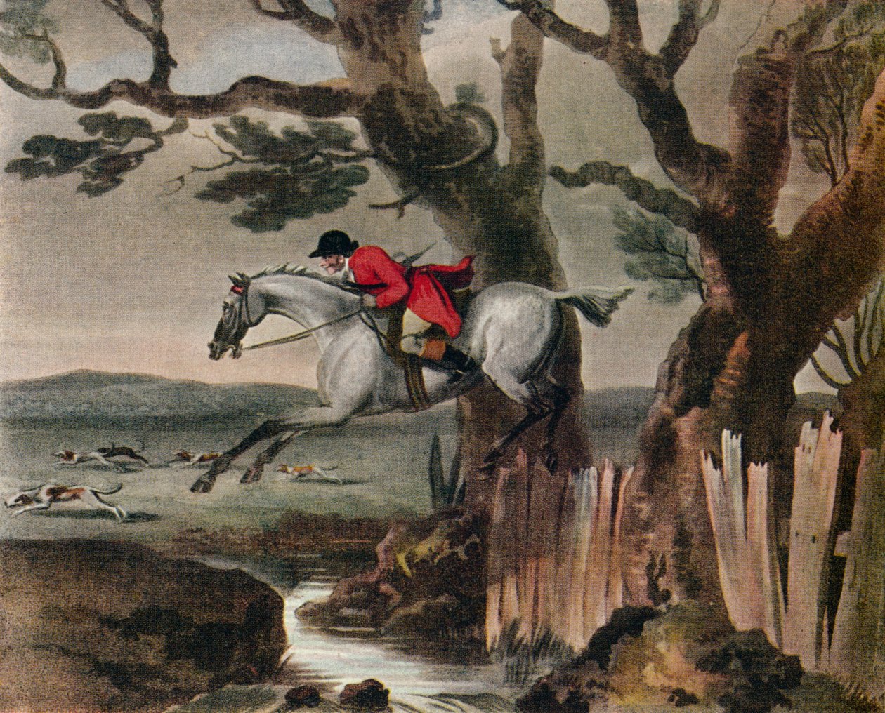 Nu, kontrakt, siger Dick, af Jove Disse D-d Quornites Shall Now See The Trick, 1790, 1922 af Francis Jukes