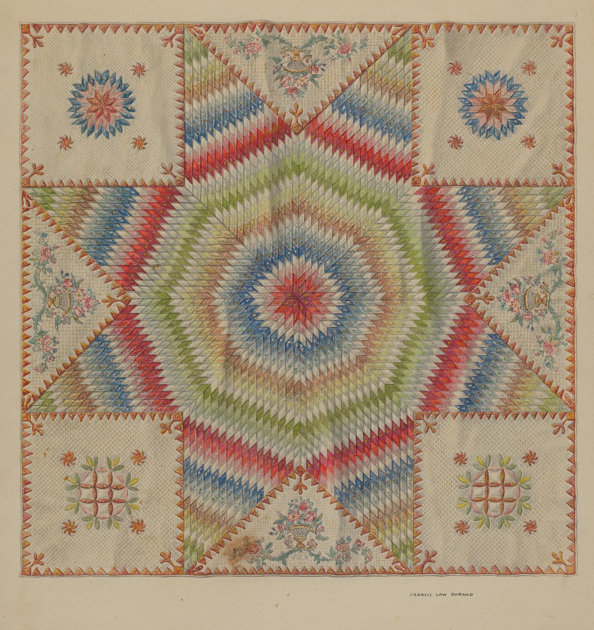 Stykket Quilt af Francis Law Durand
