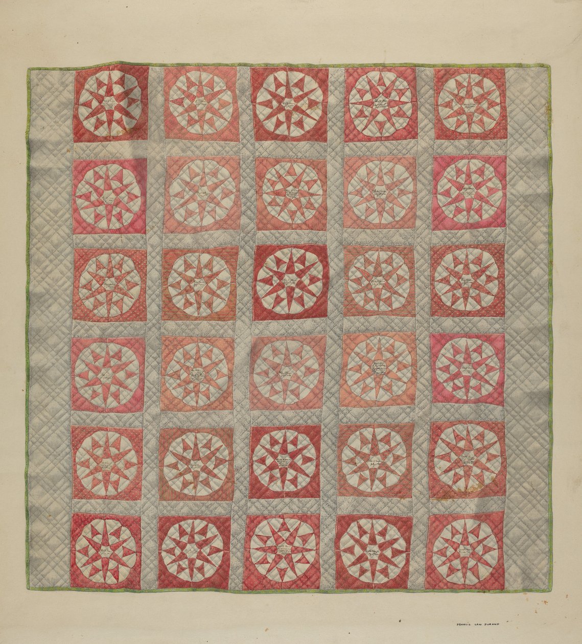 Quilt (Crib Quilt) af Francis Law Durand