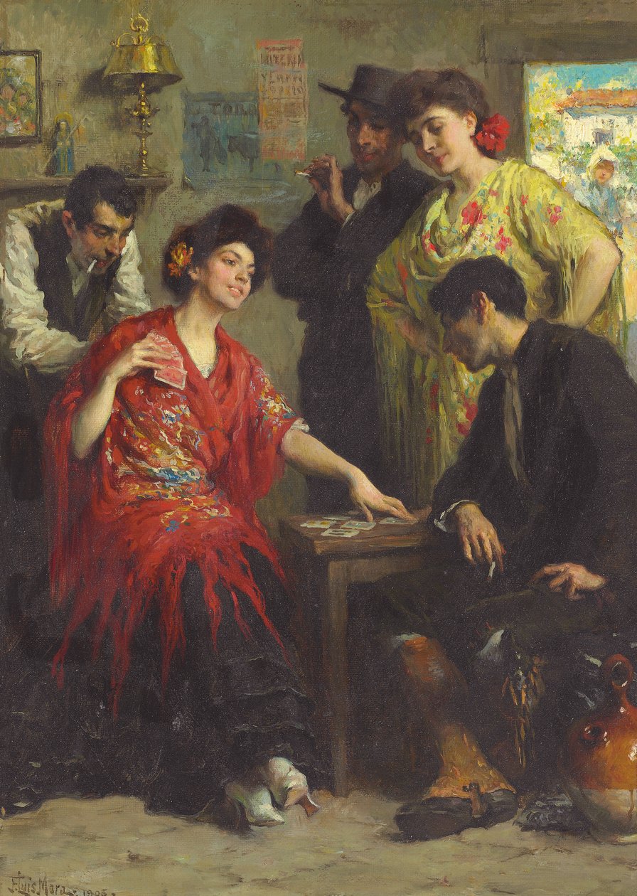 Kortspillerne af Francis Luis Mora