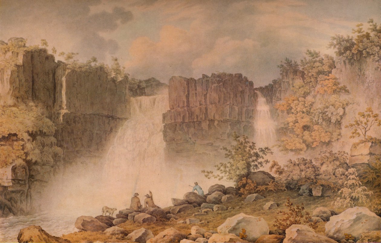 High Force, Teesdale, c1807 af Francis Nicholson