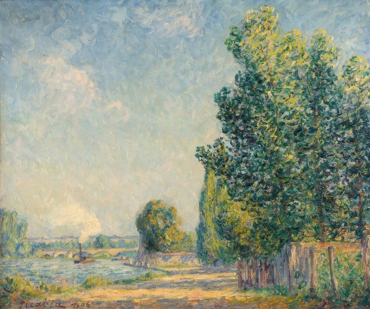 Begyndelsen af efteråret, Villeneuve-sur-Yonne af Francis Picabia