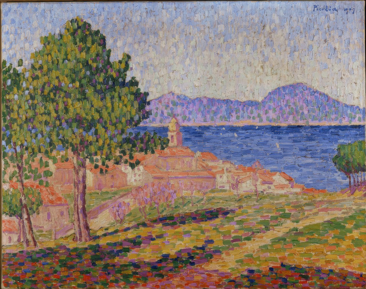 Udsigt over Saint-Tropez fra Zita- delle af Francis Picabia