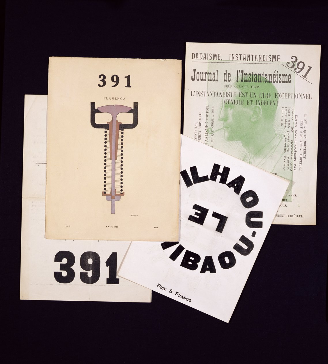 Dadaistisk montage (collage) af Francis Picabia