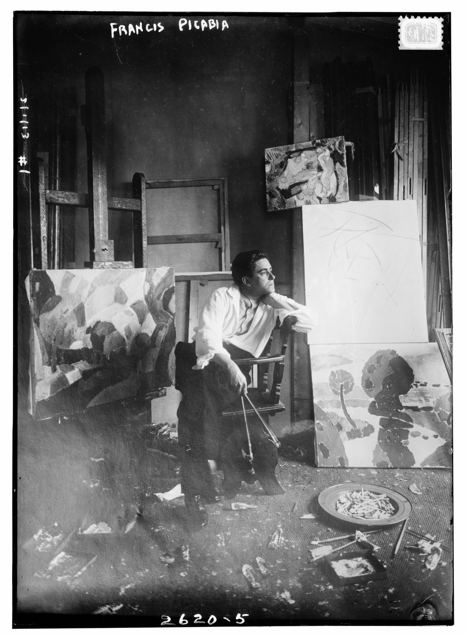 Francis Picabia, ca. 1910-15 (s/h-foto) af Francis Picabia