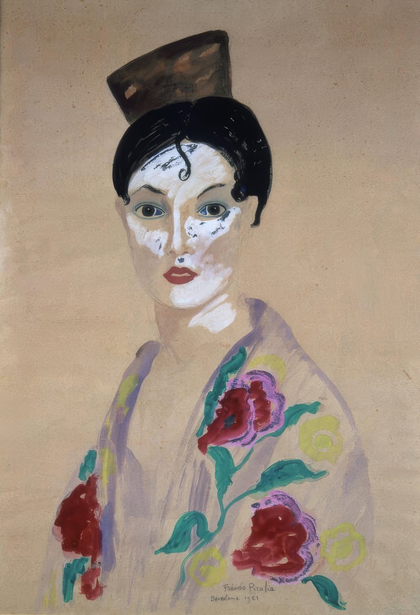 Kvinde med Peineta af Francis Picabia