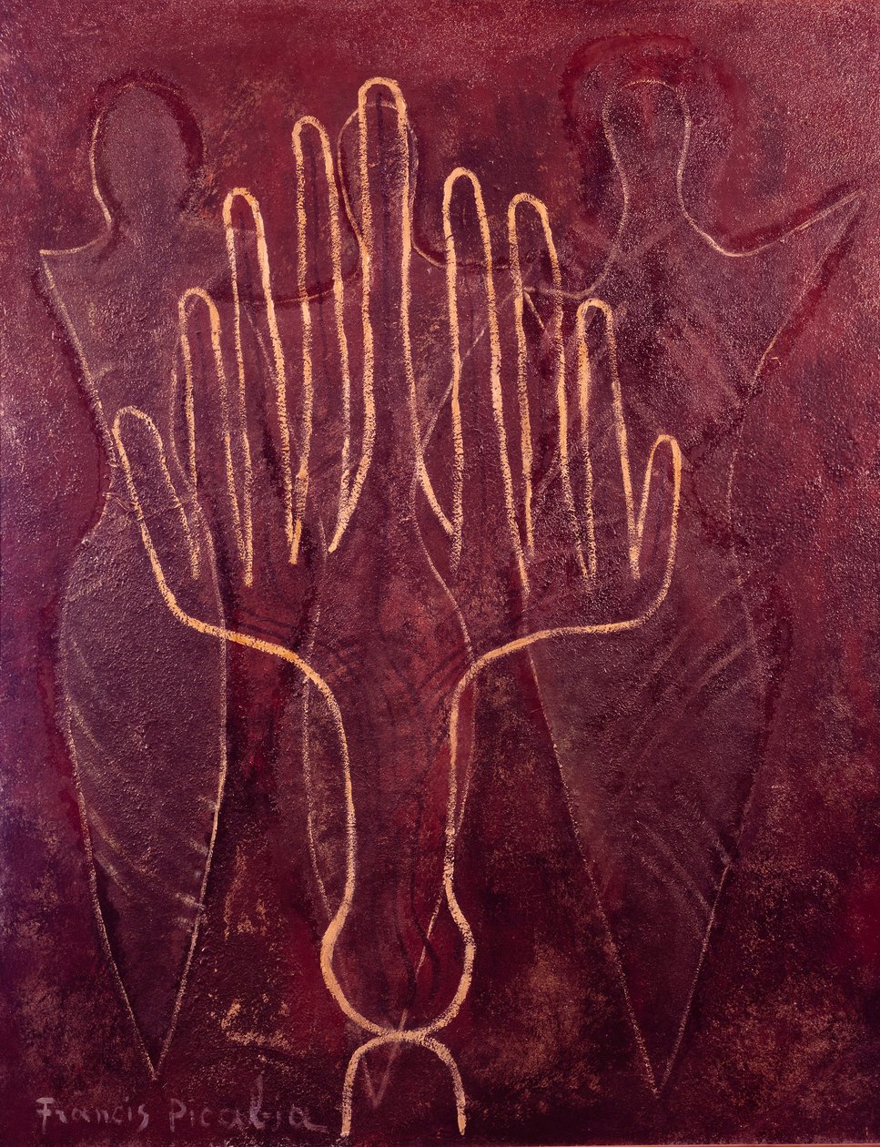 Hænder og spøgelser af Francis Picabia