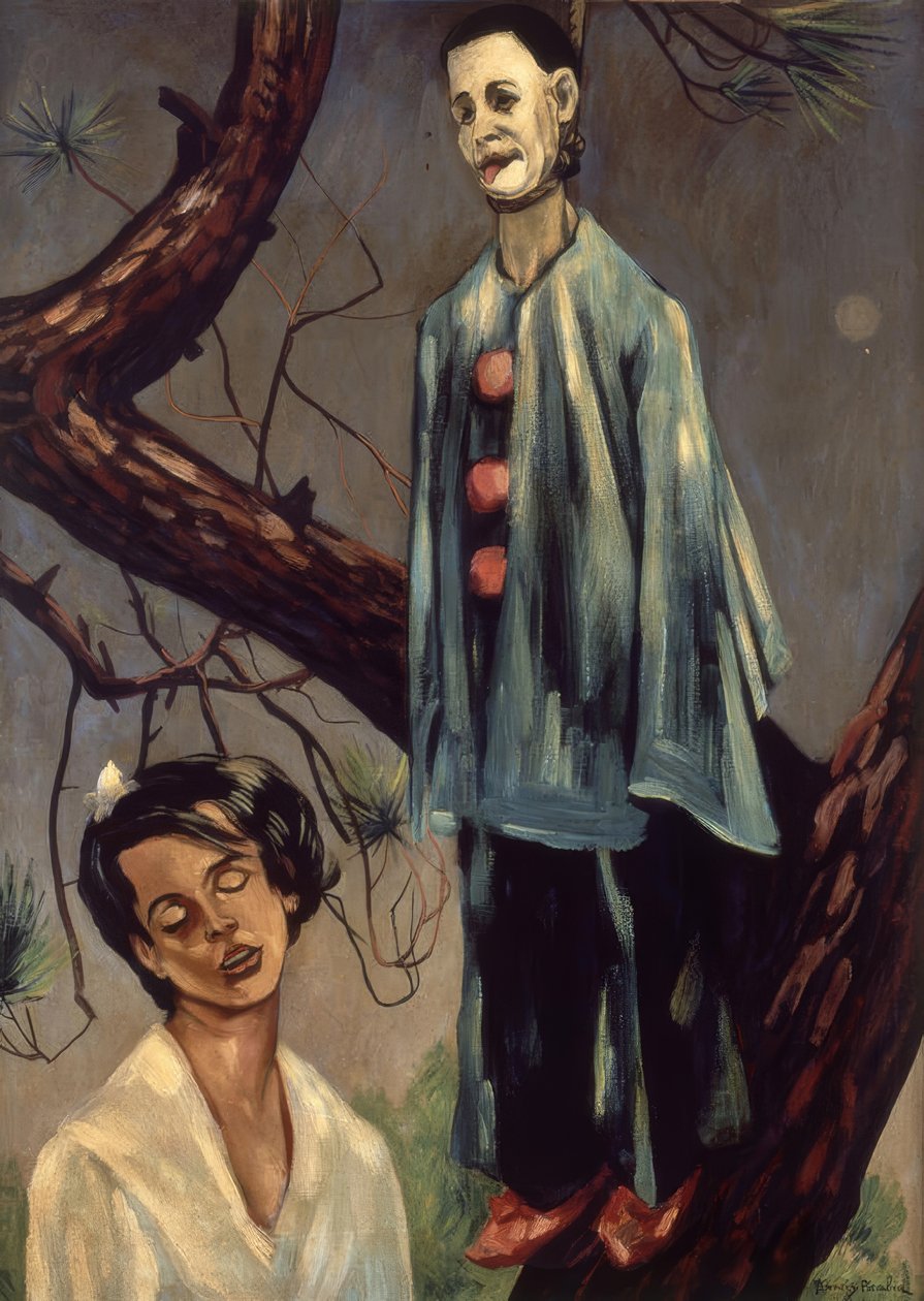 Hængende pjerrot af Francis Picabia