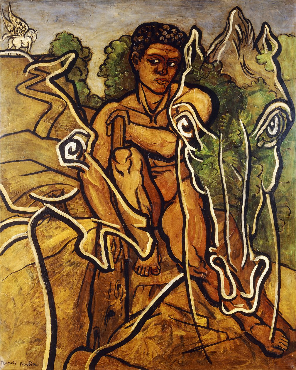 Herkules og hans heste; Hercule et ses Coursiers af Francis Picabia