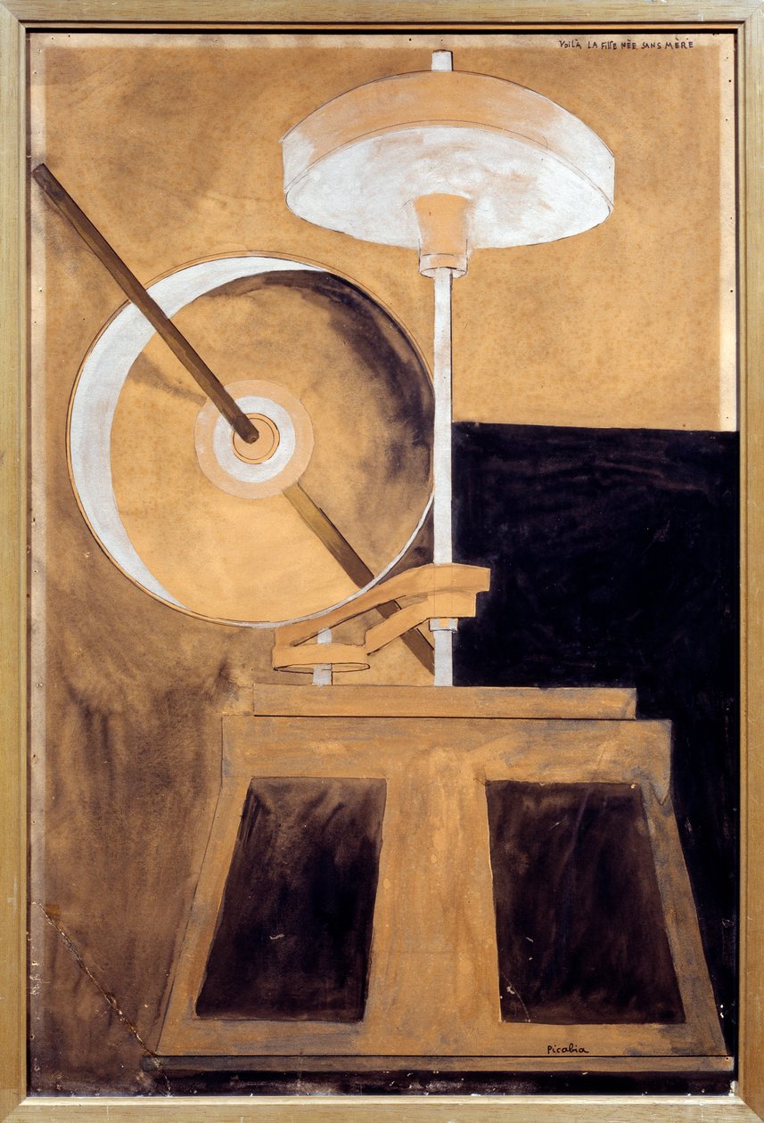 Her er den fødte datter uden en mor af Francis Picabia