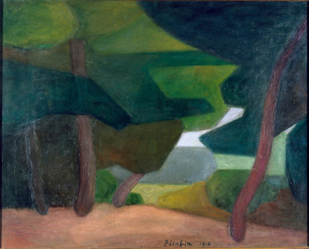 Landskab Cassis af Francis Picabia