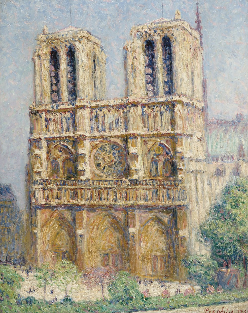 Notre Dame om morgenen; Notre Dame, le Matin af Francis Picabia