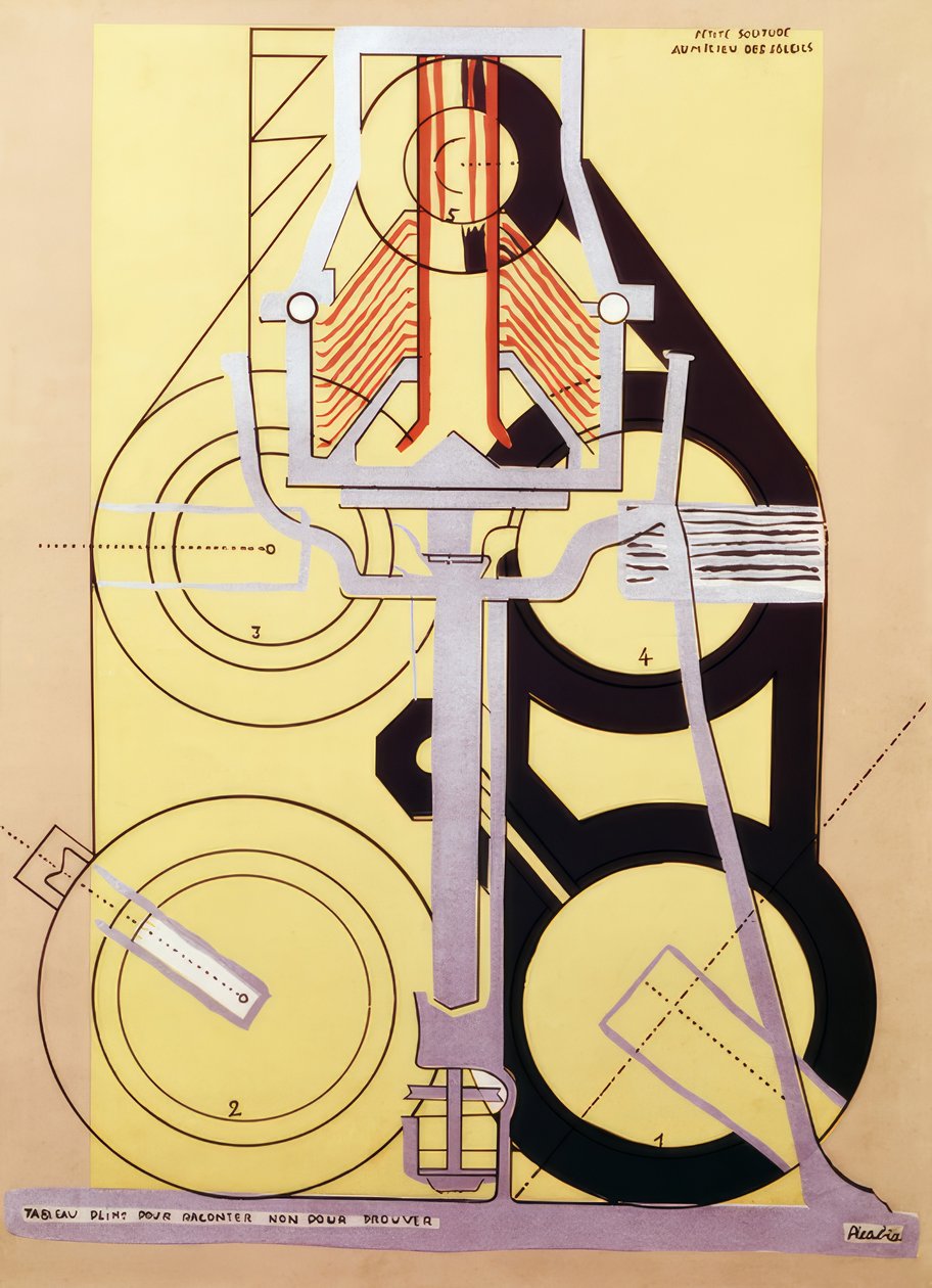 Lille ensomhed blandt solene af Francis Picabia
