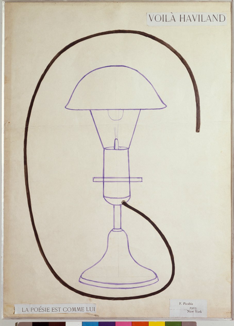 Poesi er som ham (Tegning af Francis Picabia