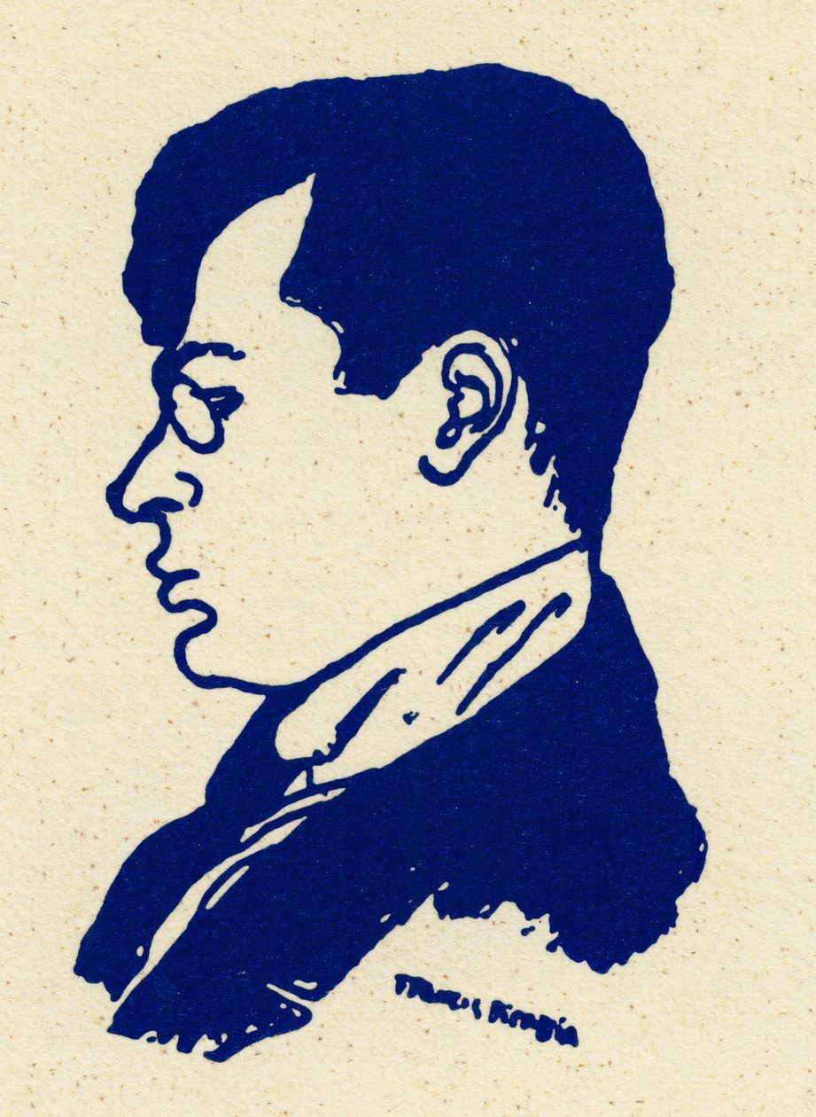 Portræt af Tristan Tzara (Samuel Rosenstock af Francis Picabia